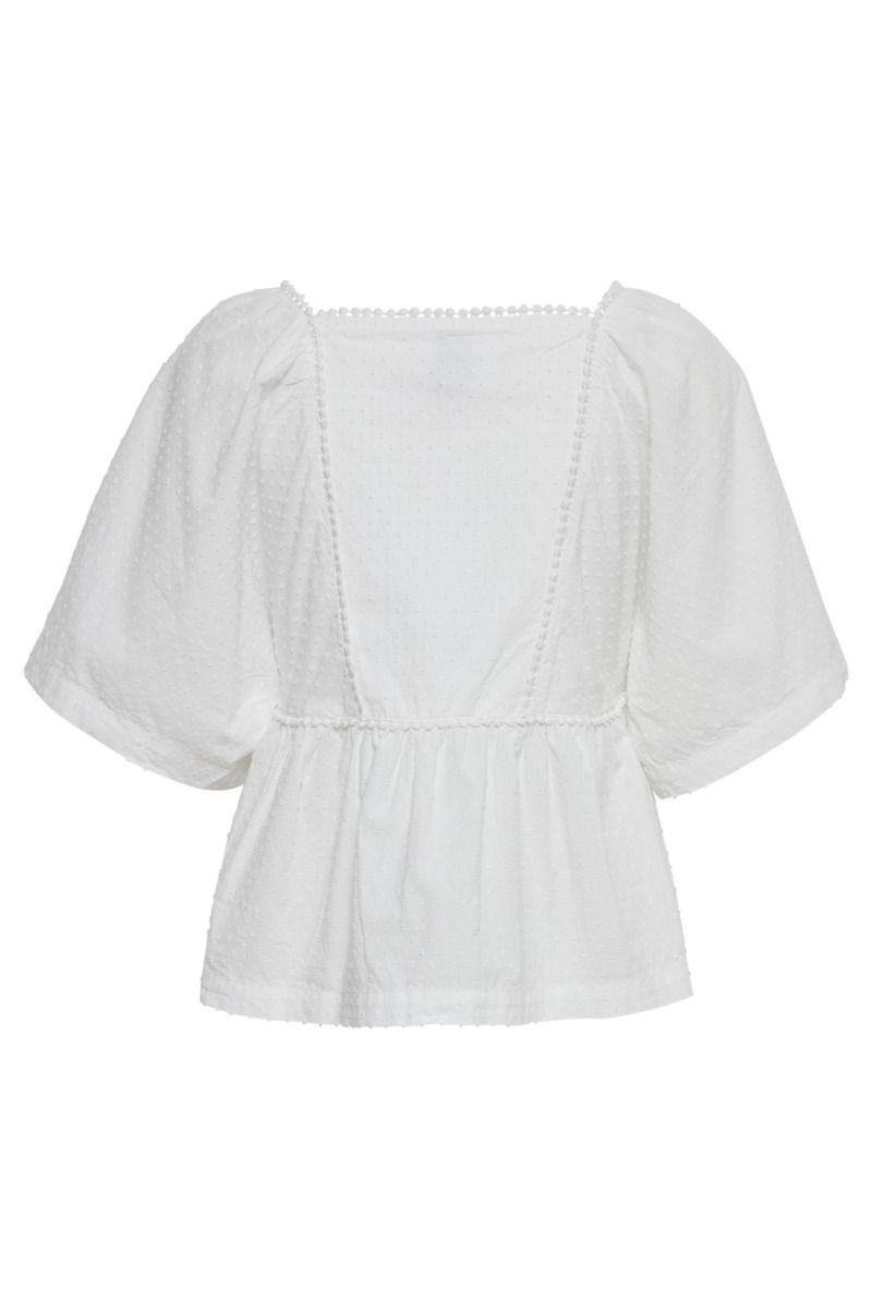 Ichi - Bluse - Falan SS - Cloud Dancer