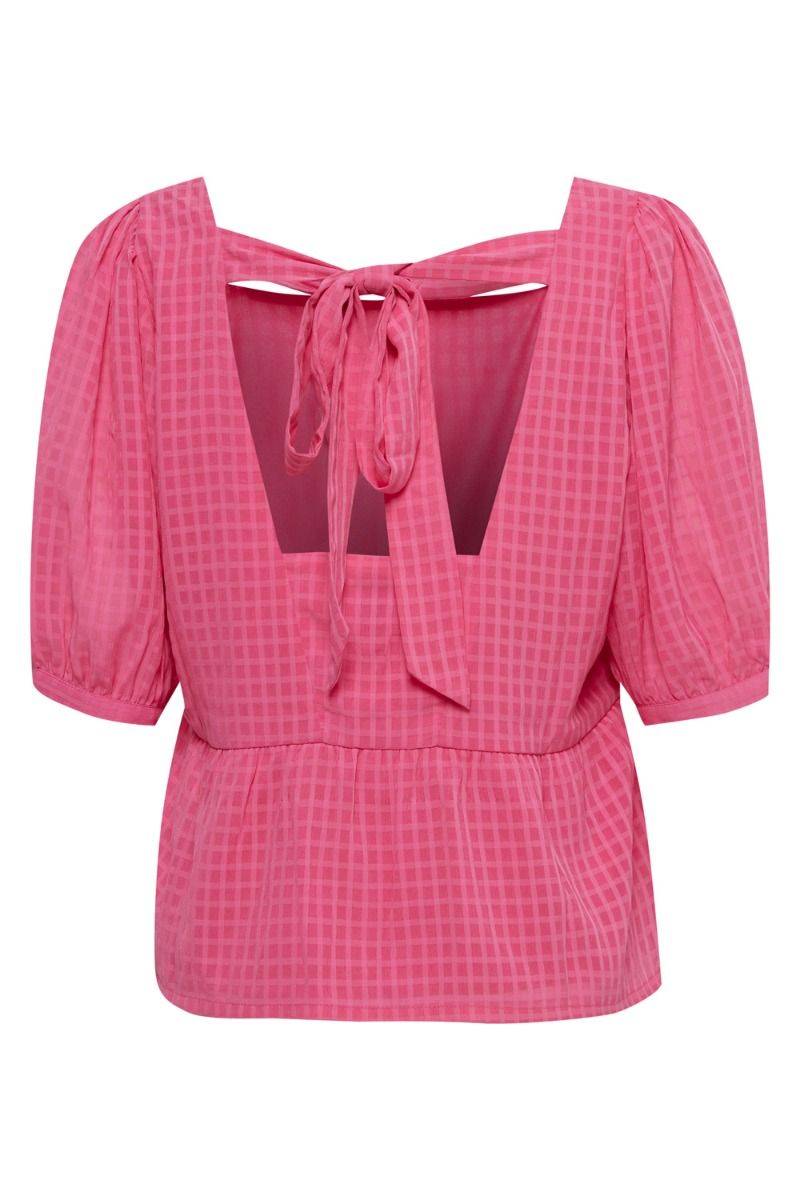 Ichi - Bluse - IH Fidda SS - Shocking Pink