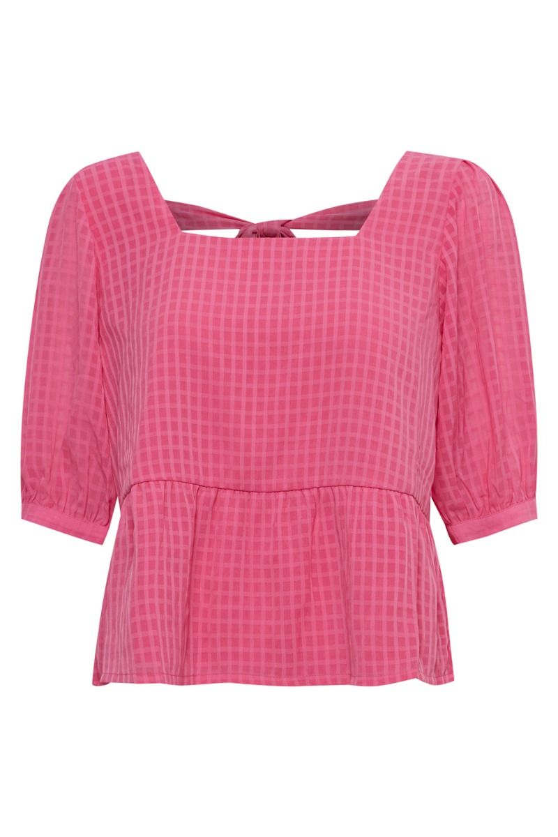 Ichi - Bluse - IH Fidda SS - Shocking Pink