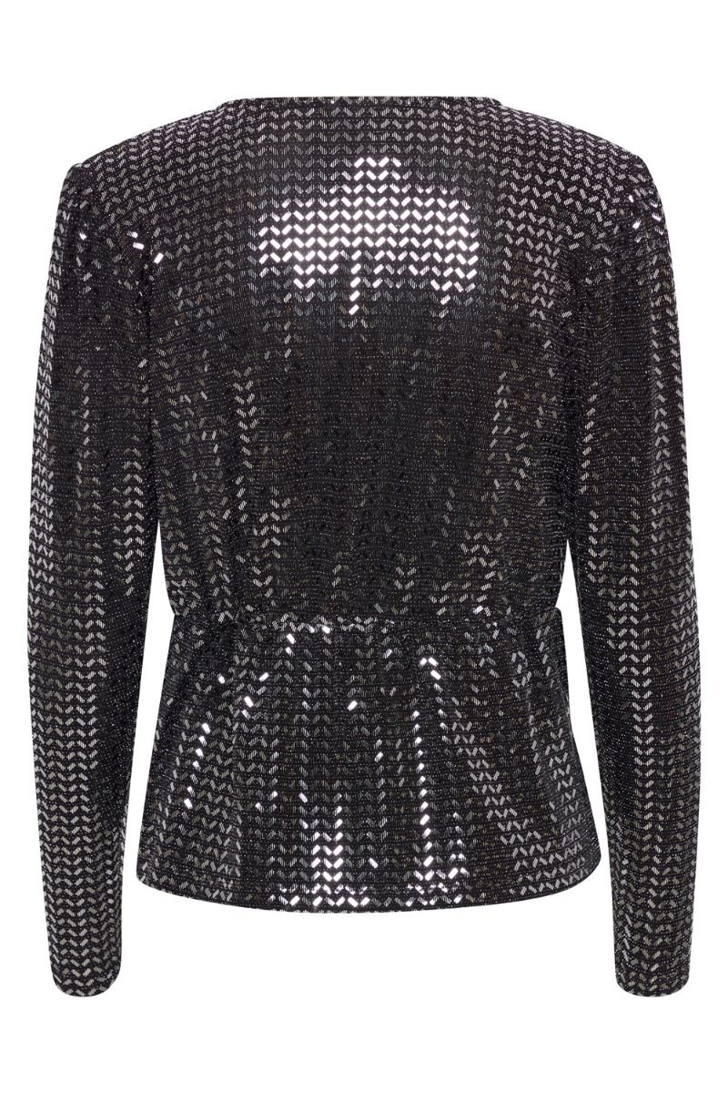 Ichi - Bluse - IH Porter LS - Black