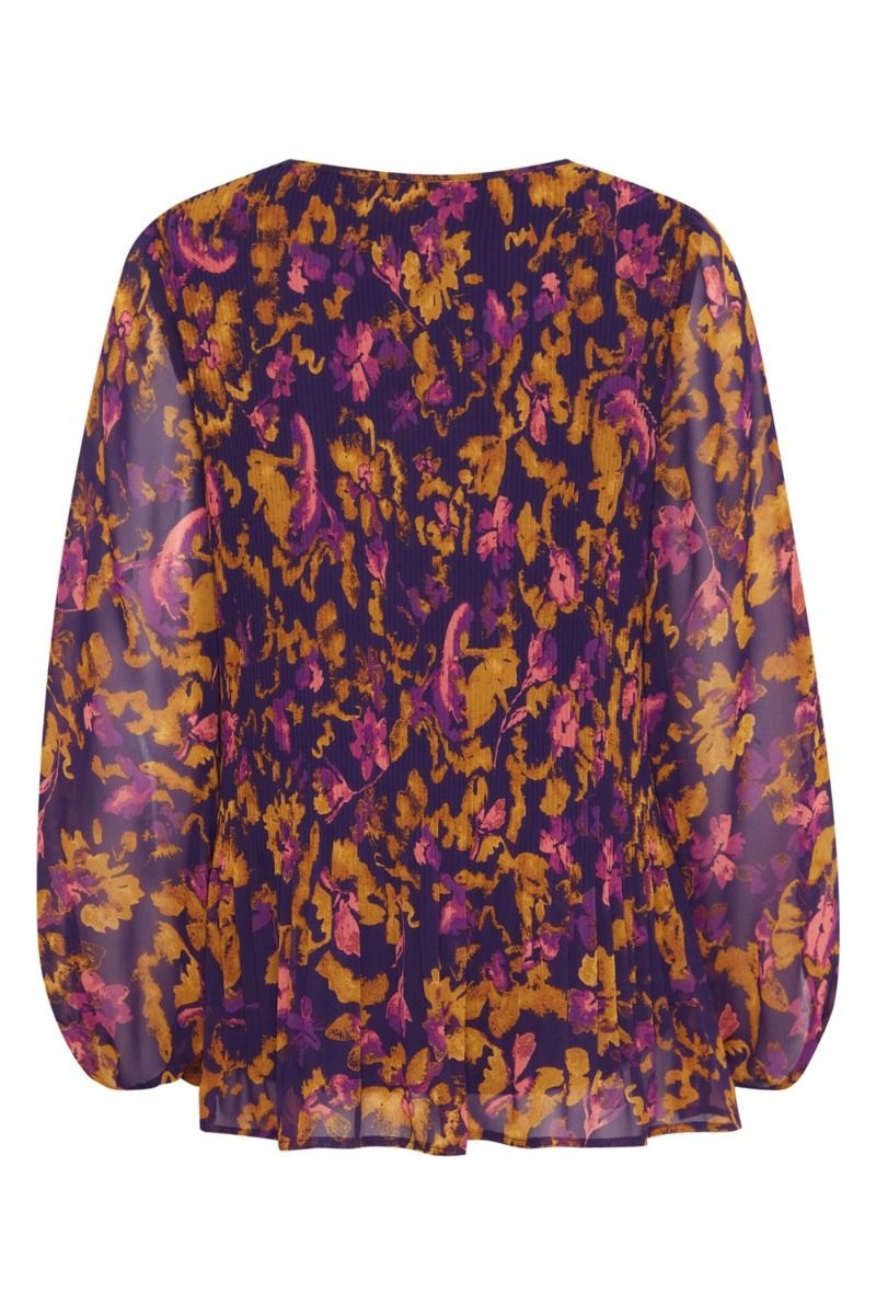 Ichi - Bluse - IH Illy MS - Purple Multi Flower