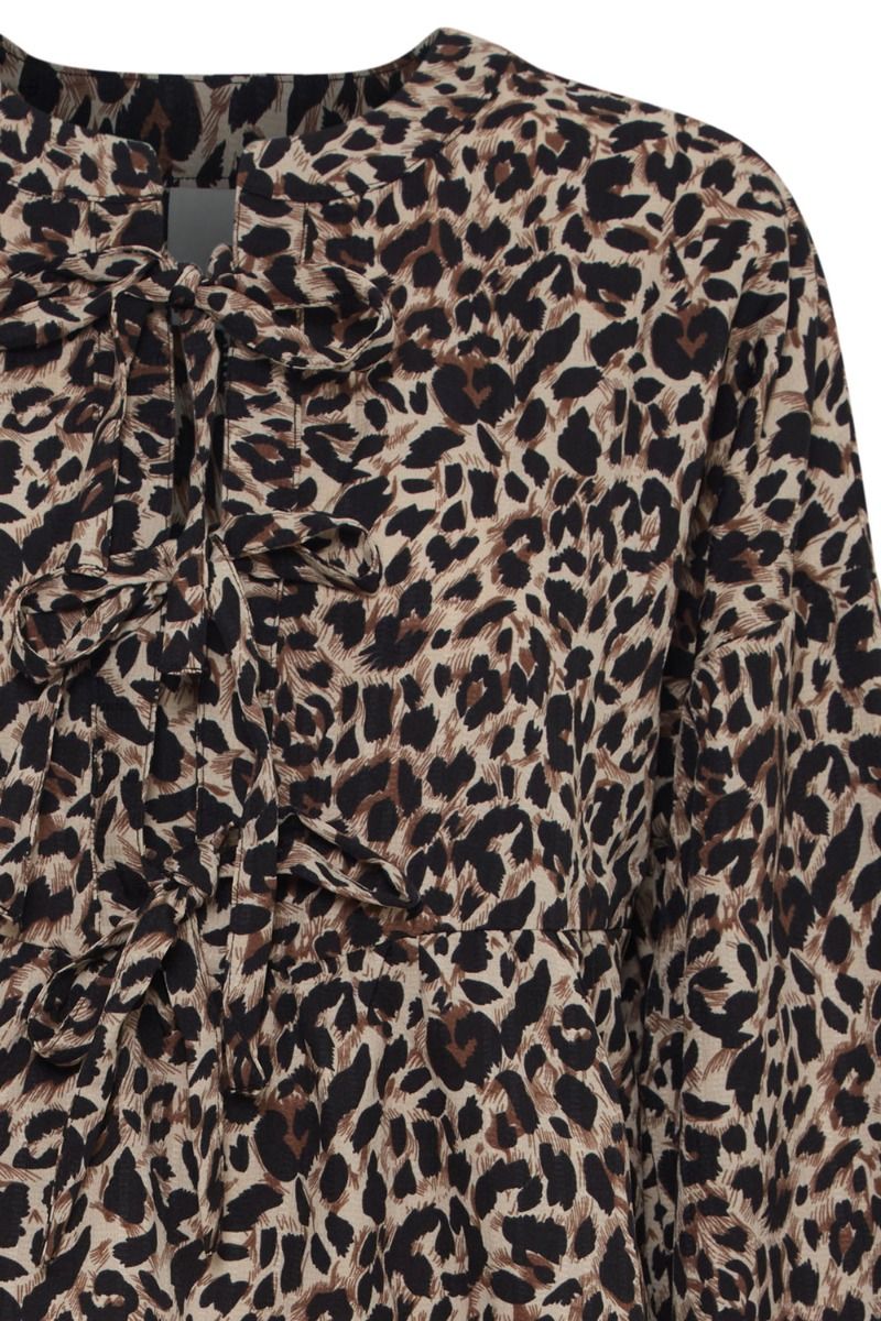 Ichi - Bluse - IX Linda LS2 - Tannin LEO