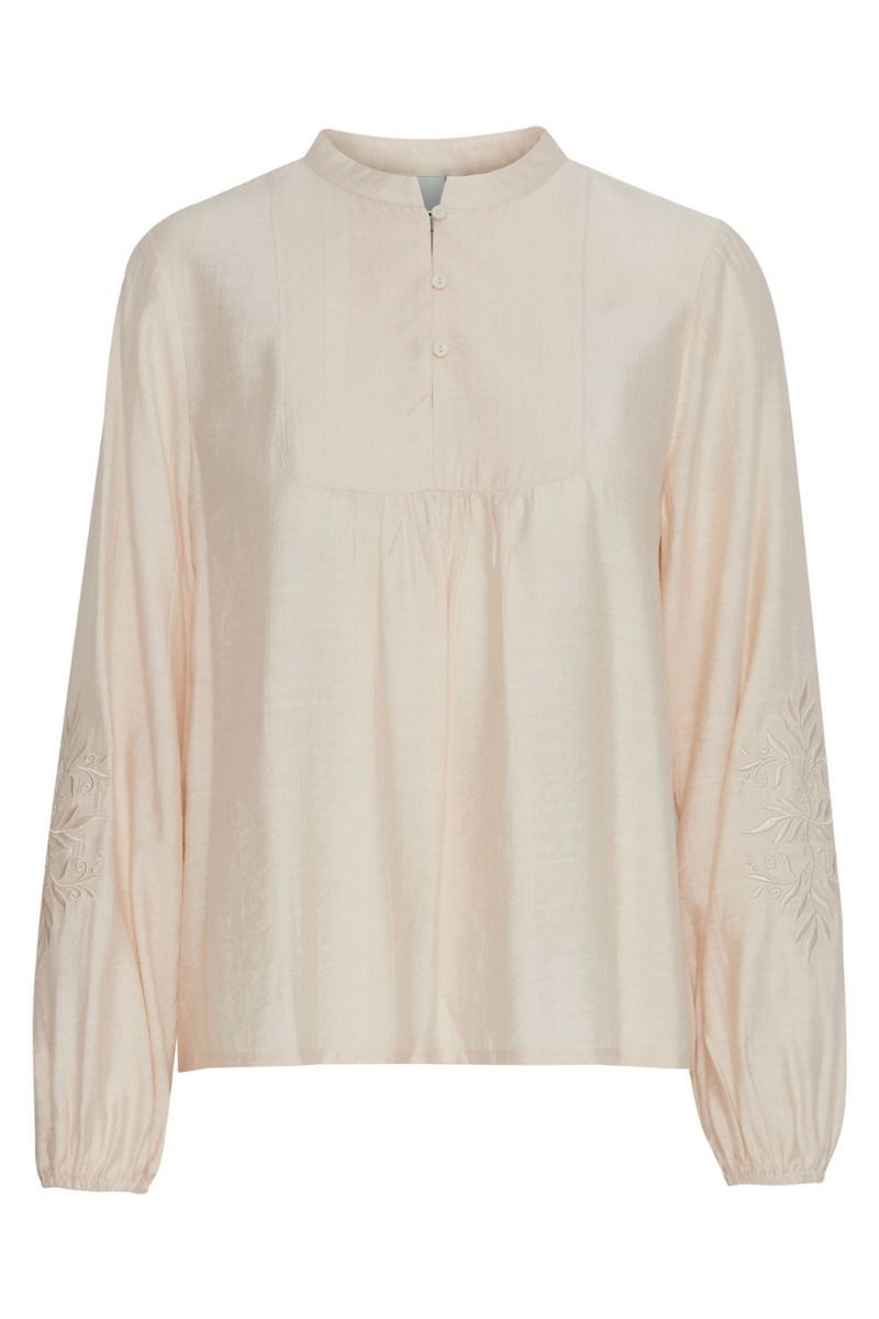 Ichi - Bluse - IX Maren LS - Almond Milk 