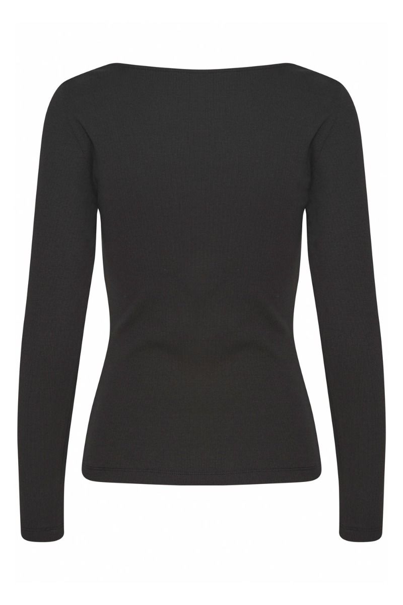 Ichi - Bluse - IH Oreta LS - Black