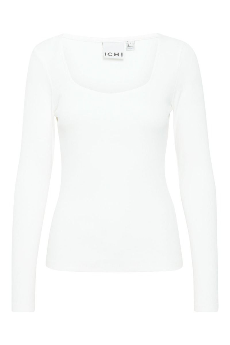 Ichi - Bluse - IH Oreta LS - Cloud Dancer