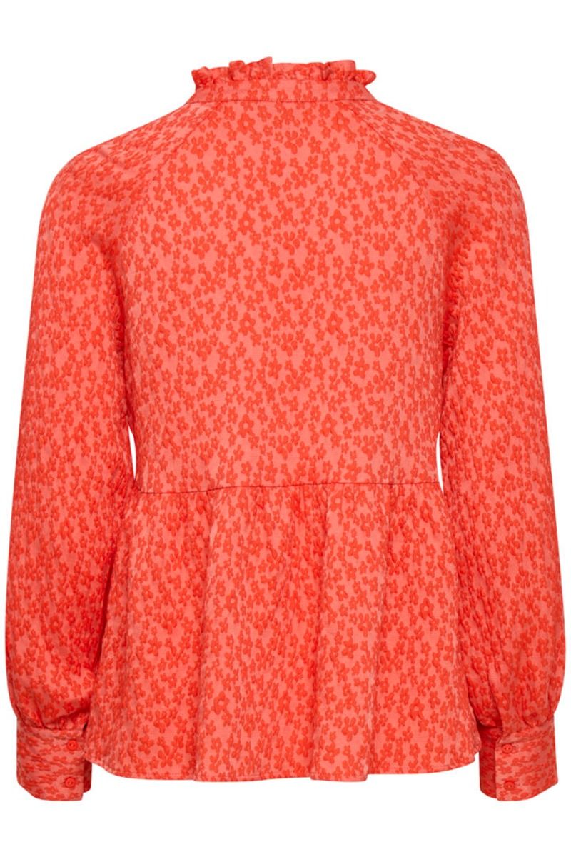 Ichi - Bluse - Poppies LS - Grenadine