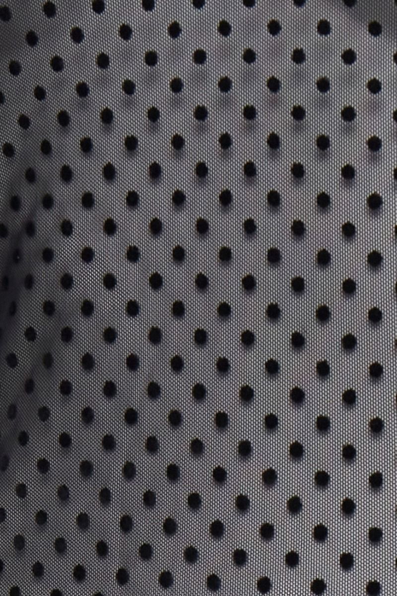 Ichi - Bluse - IH Spottie - Black