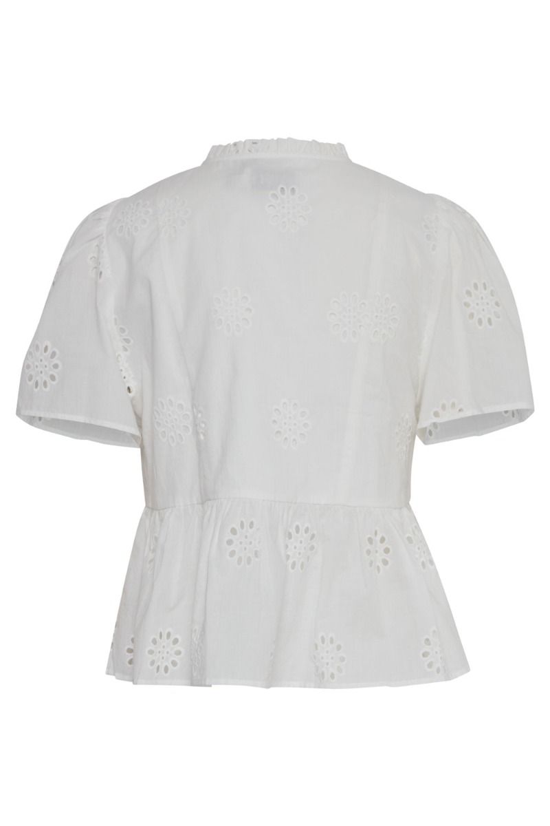 Ichi - Bluse - IH Ulrica SS - Cloud Dancer