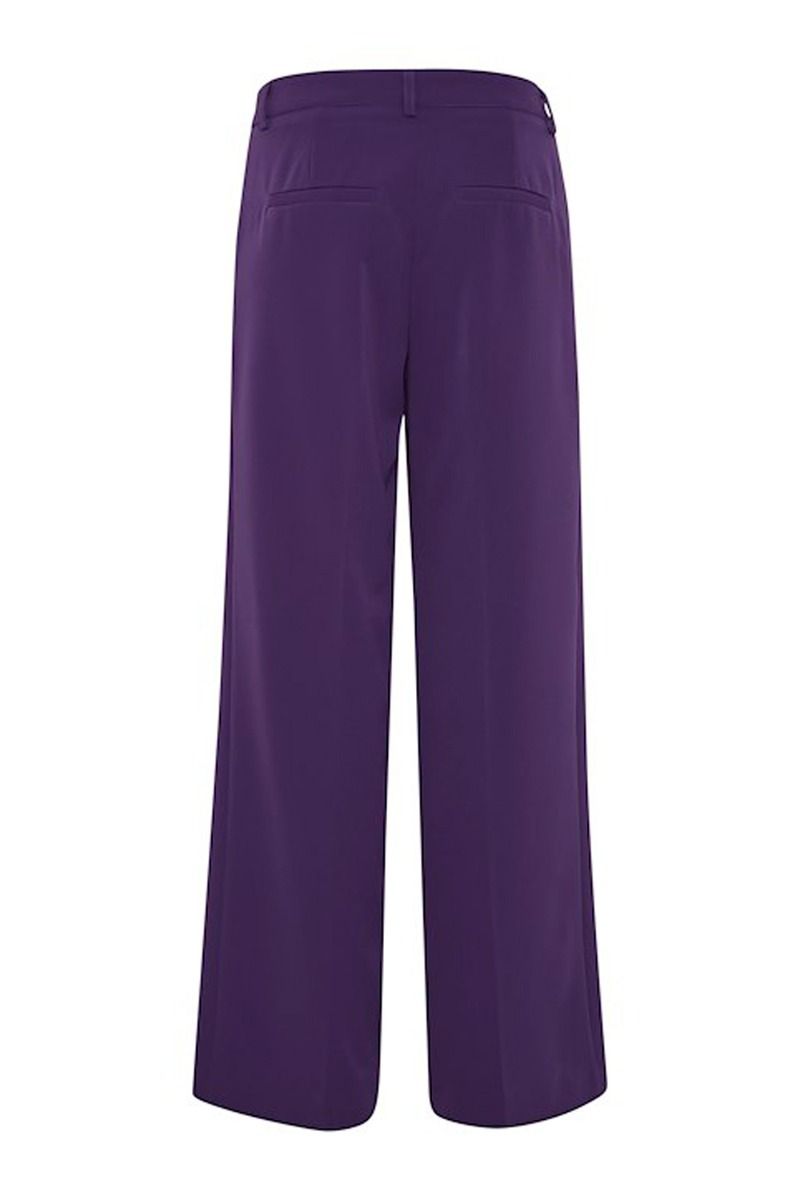 Ichi - Bukser - IH Lexi Wide Pants - Violet Indigo