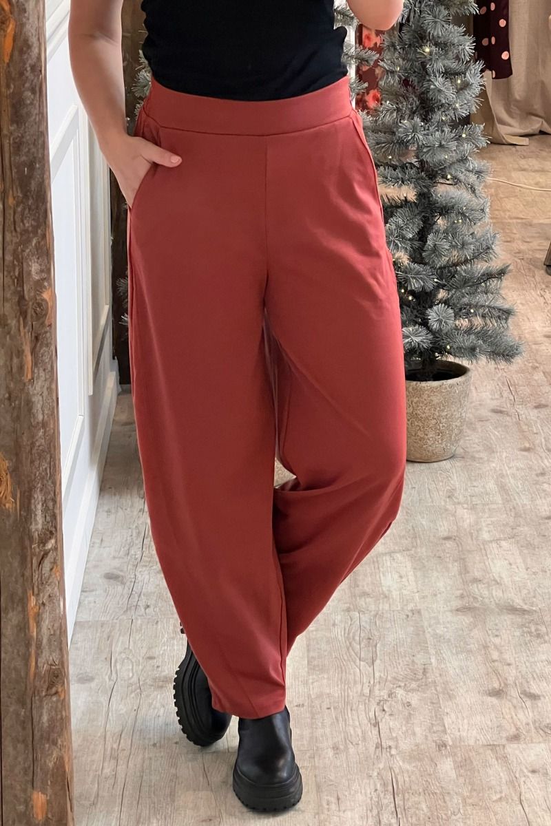 Ichi - Bukser - Kate Barrel - Cowhide