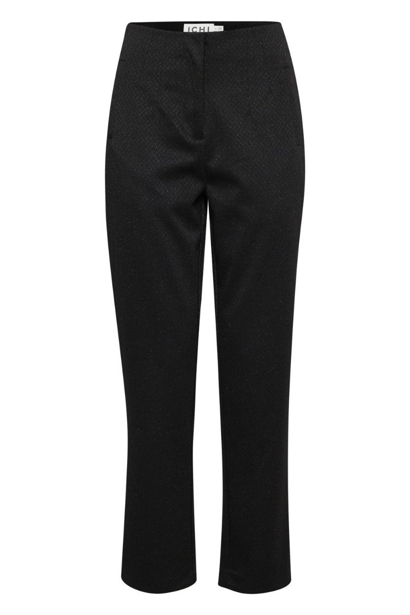 Ichi - Bukser - IH Kate Lurex Sparkles PA - Black