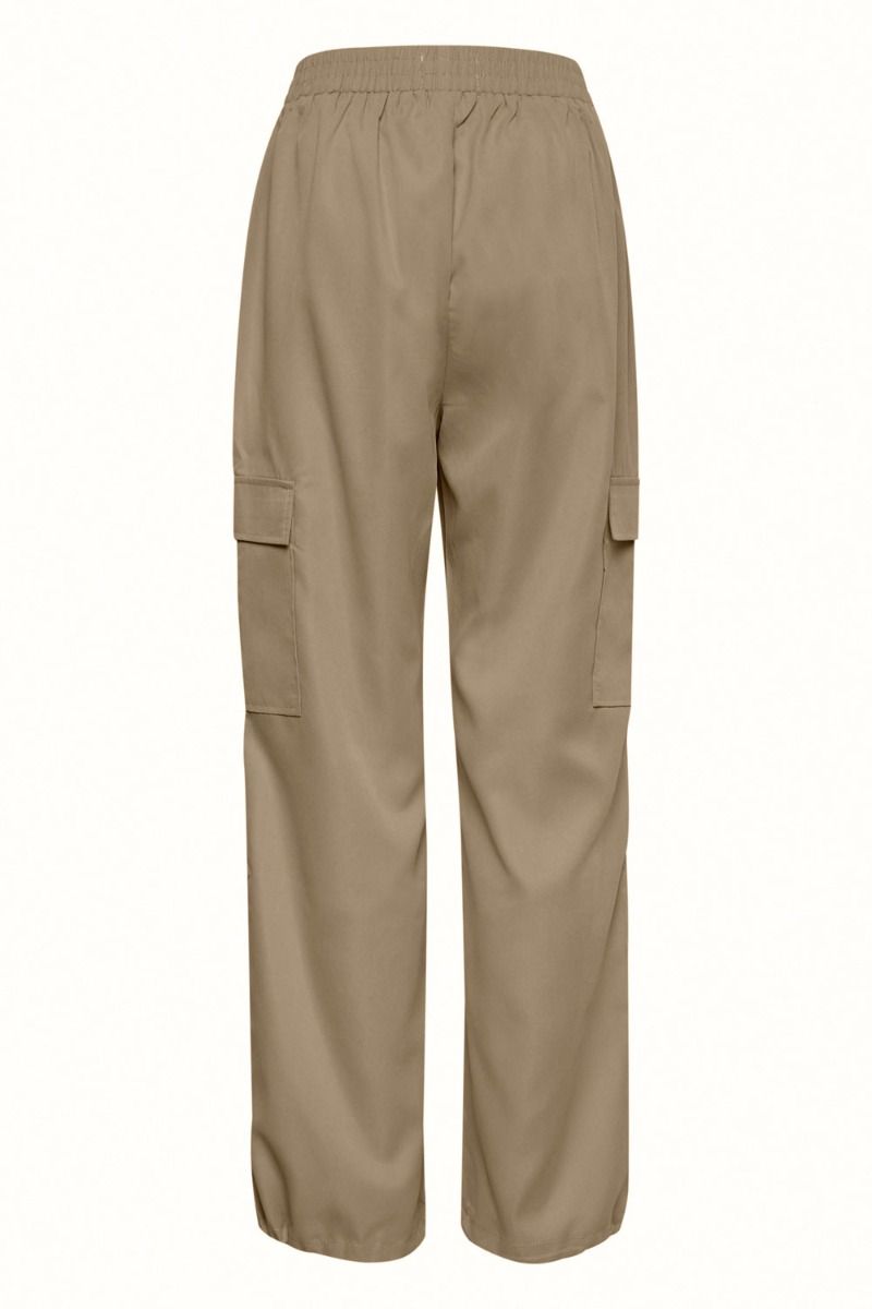 Ichi - Bukser - IX Kecia Pant - Khaki As Cut