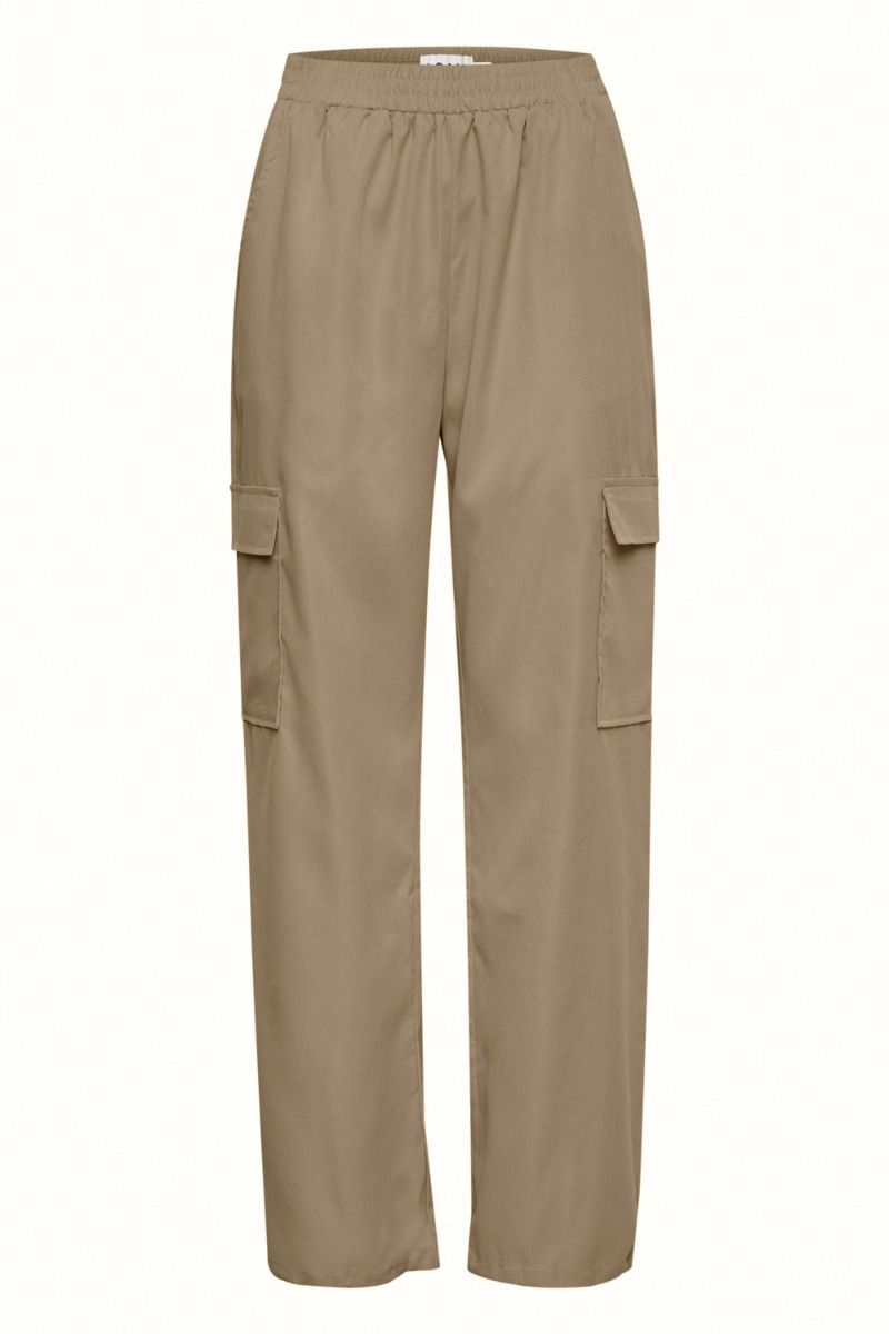 Ichi - Bukser - IX Kecia Pant - Khaki As Cut