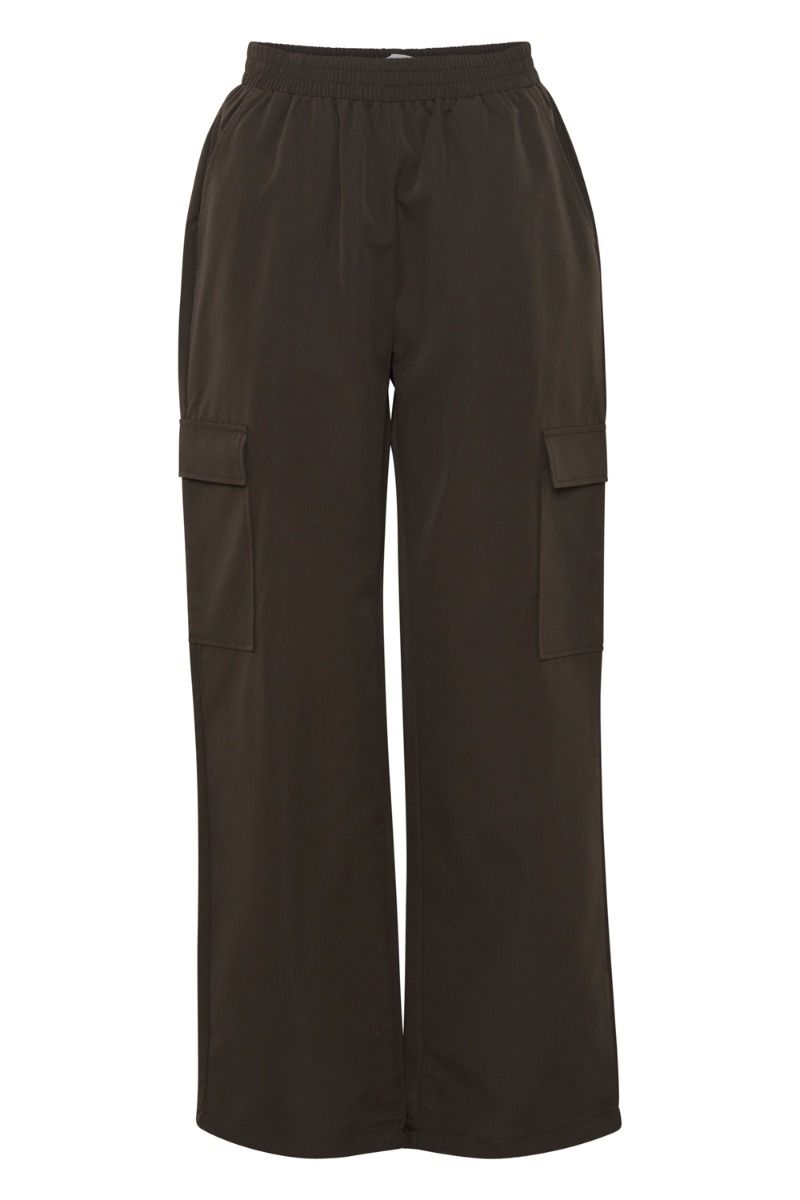 Ichi - Bukser - IX Kecia Pants - Coffee Bean