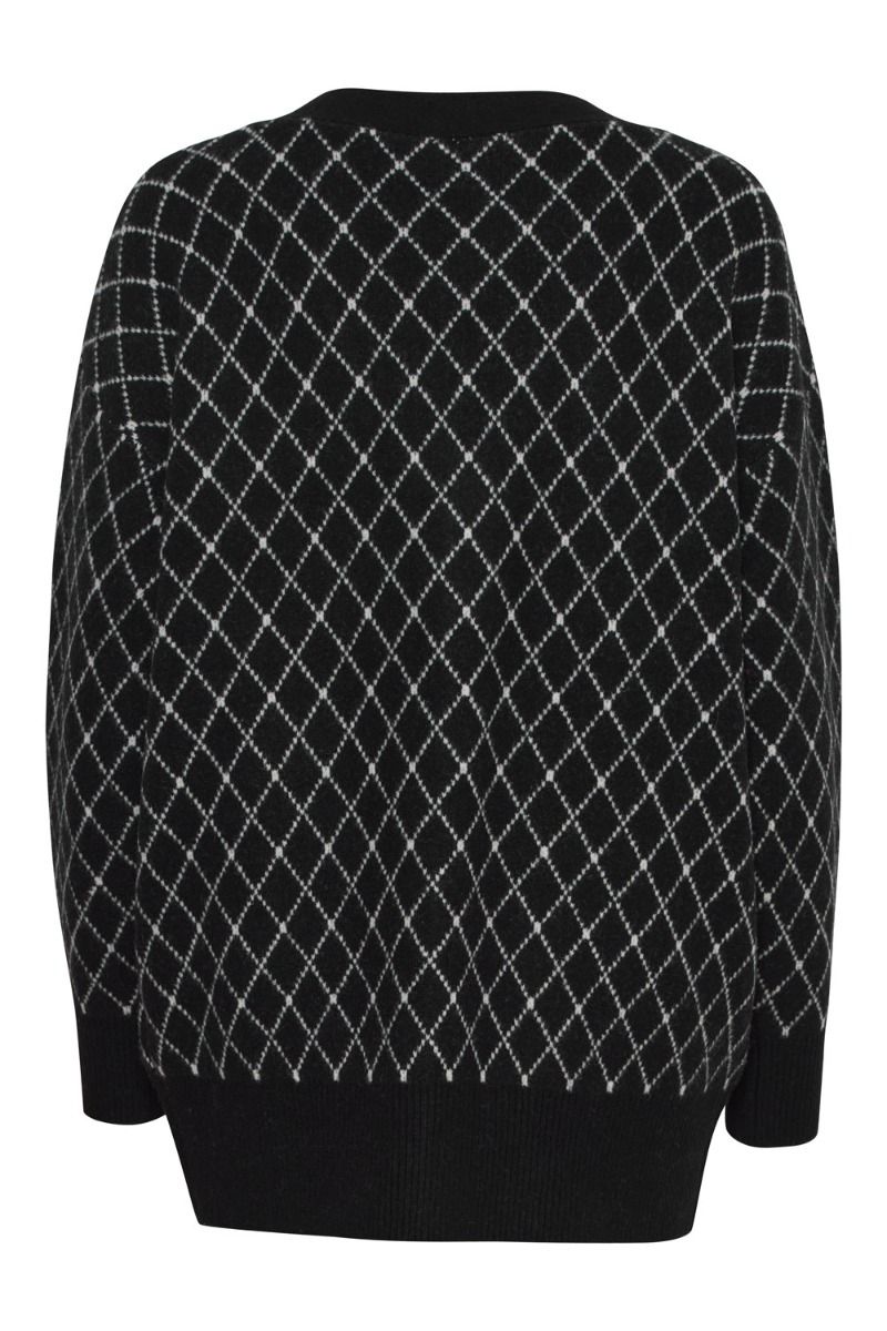 Ichi - Cardigan - IH Alvino CA - Black