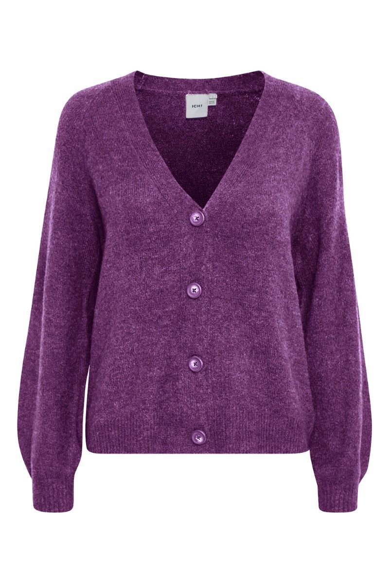 Ichi - Cardigan - IH Kamara CA3 - Amaranth Purple