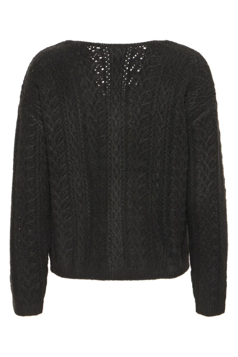 Ichi - Cardigan - IH Liyanna CA2 - Black