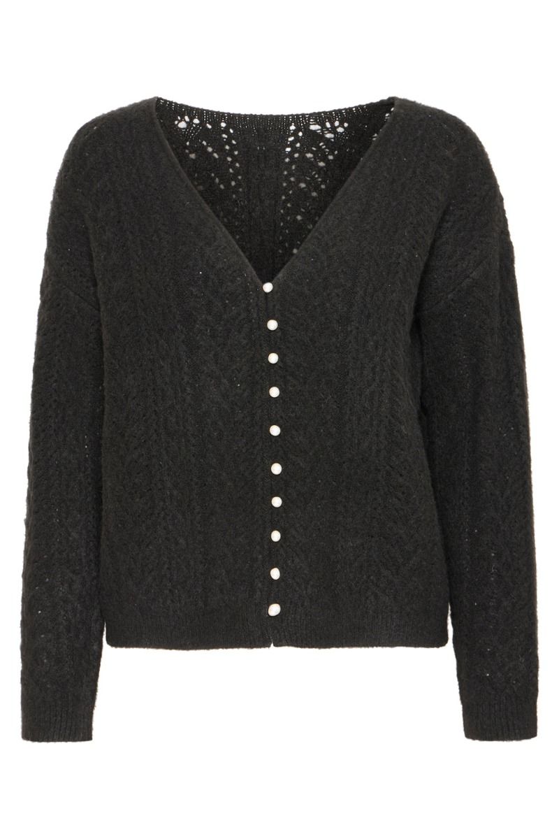 Ichi - Cardigan - IH Liyanna CA2 - Black