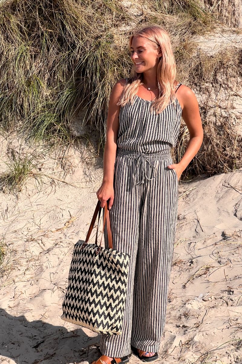 Ichi - Top - IA Foxa Striped TO - Black Stripe