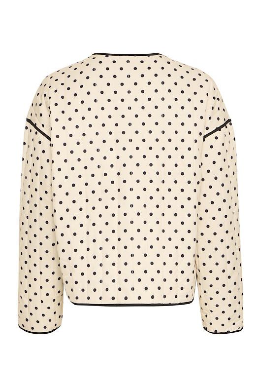 Ichi - Jakke - IX Malini JA - Creme w. Black Dot