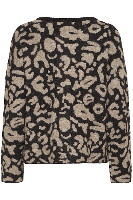 Ichi - Cardigan - Kamara Ca15 - Spotted Animal 