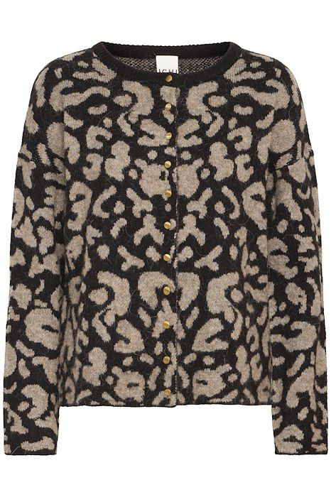 Ichi - Cardigan - Kamara Ca15 - Spotted Animal 