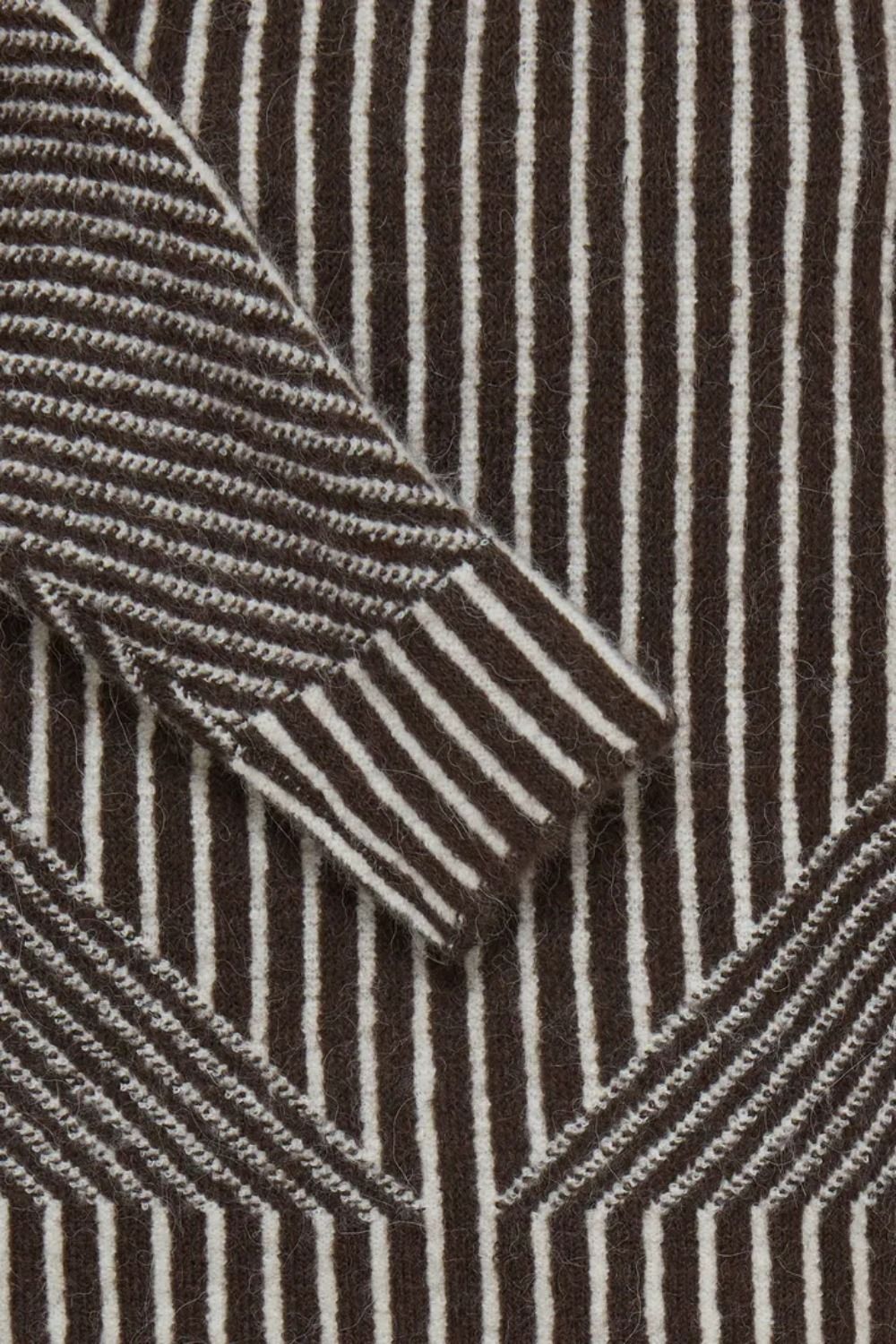 Ichi - Strik - Kamara LS Stripe - Chocolate Torte C.D. Stripe