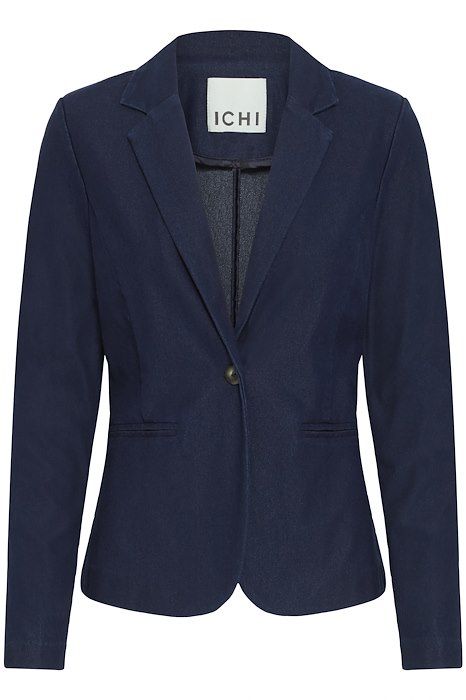 Ichi - Blazer - Kate Denim Blazer - Dark Blue