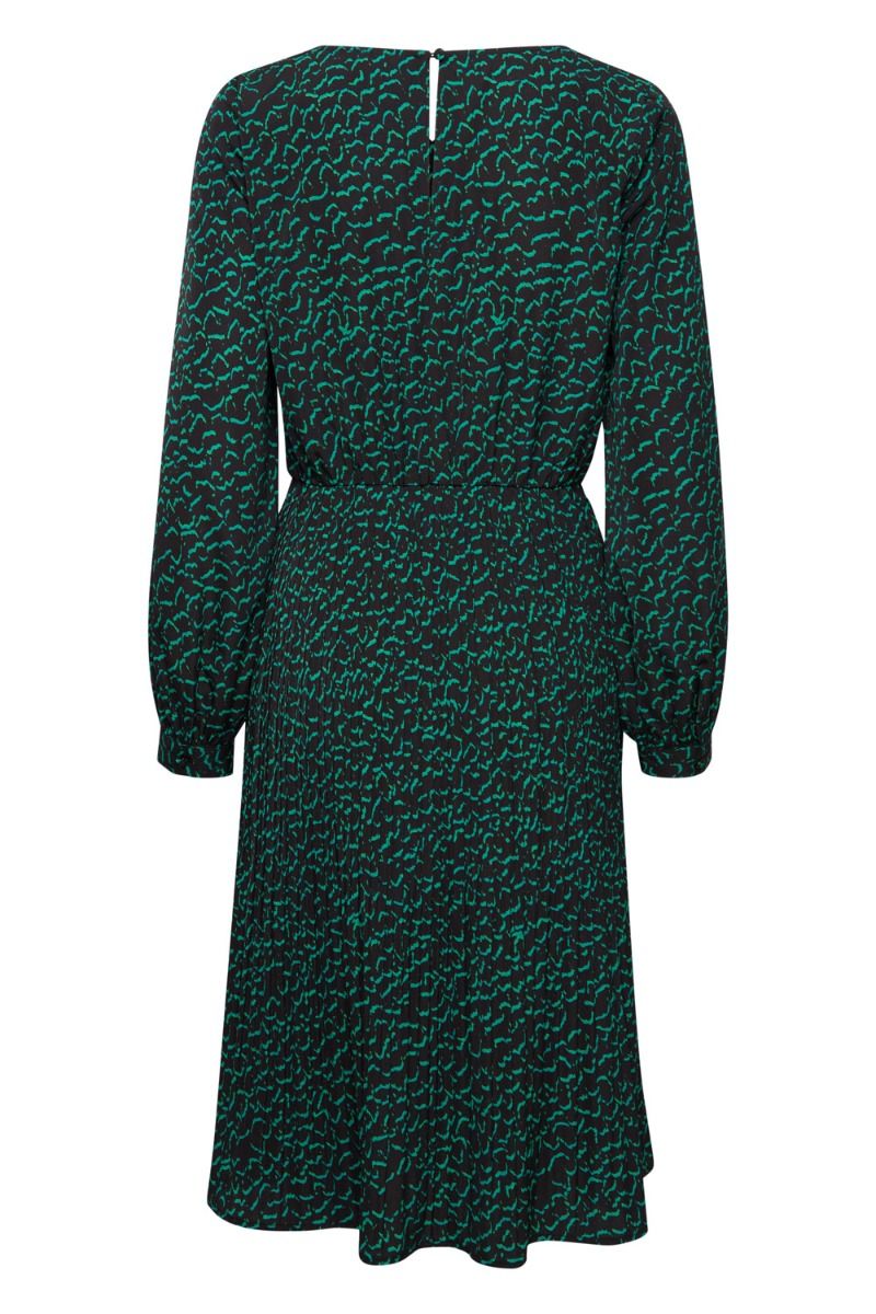 Ichi - Kjole - IH Dara DR - Ditsy Outline Green