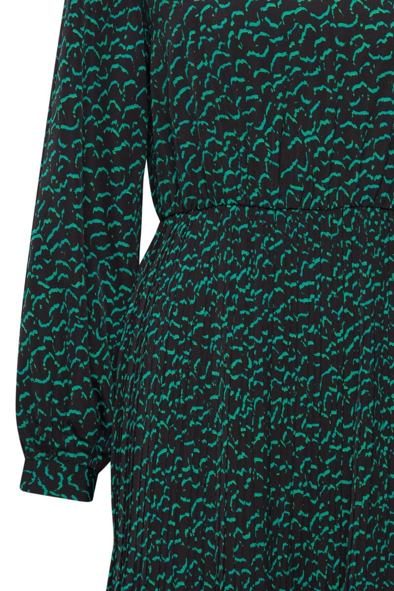 Ichi - Kjole - IH Dara DR - Ditsy Outline Green