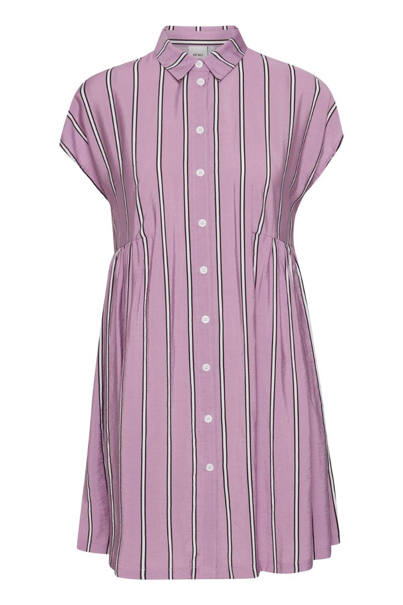 Ichi - Kjole - IH Elda Dress - Lavender Mist