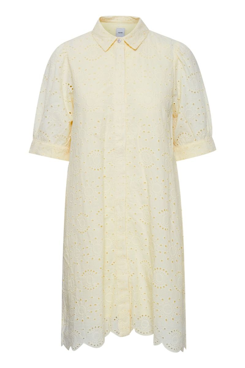 Ichi - Kjole - IH Fausta Dress - Vanilla Custard