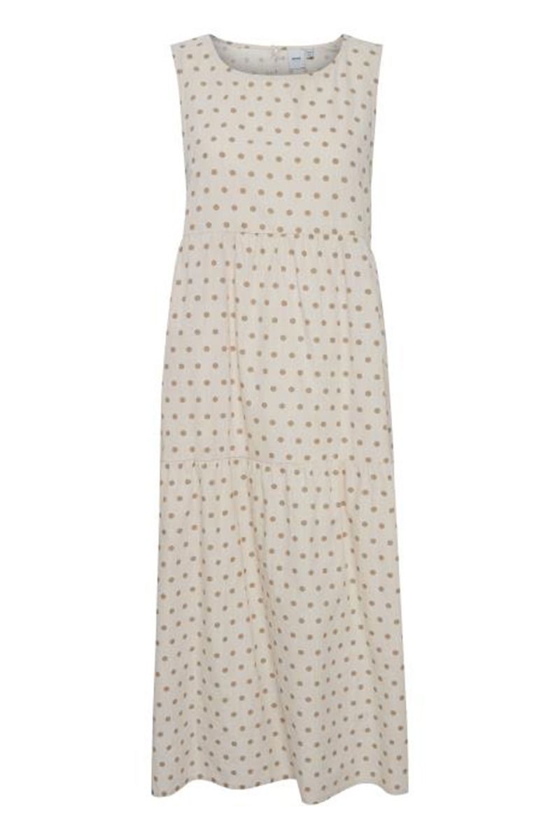 Ichi - Kjole - Finula Dress - Tapioca