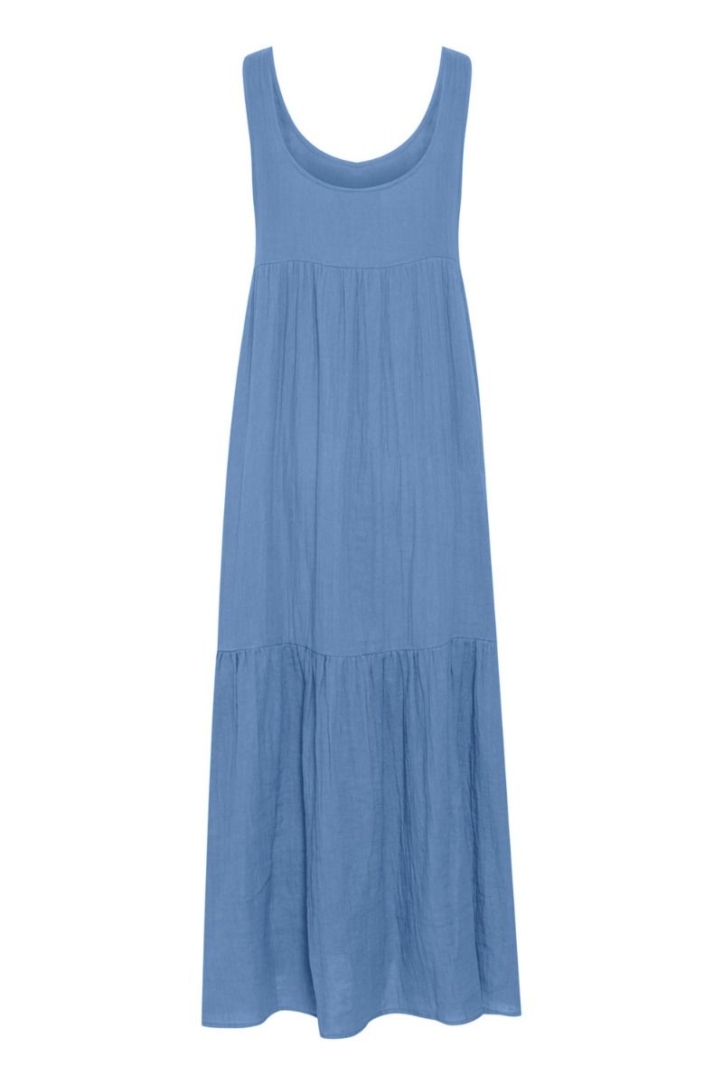 Ichi - Kjole - IA Foxa Maxi Dress - Della Robbia Blue