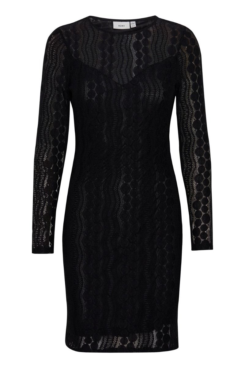 Ichi - Kjole - IX Janice Dress - Black