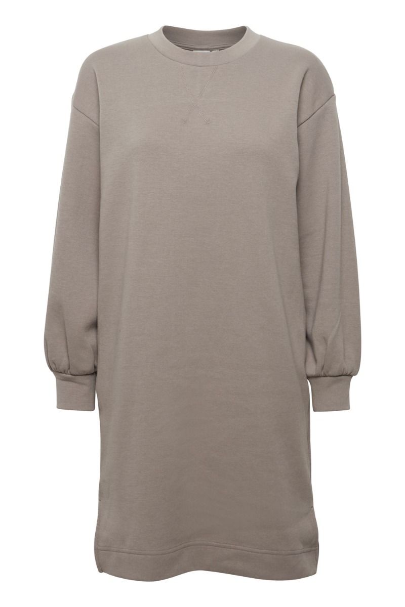 Ichi - Kjole - IH Jicinta Sweat Dress - Driftwood