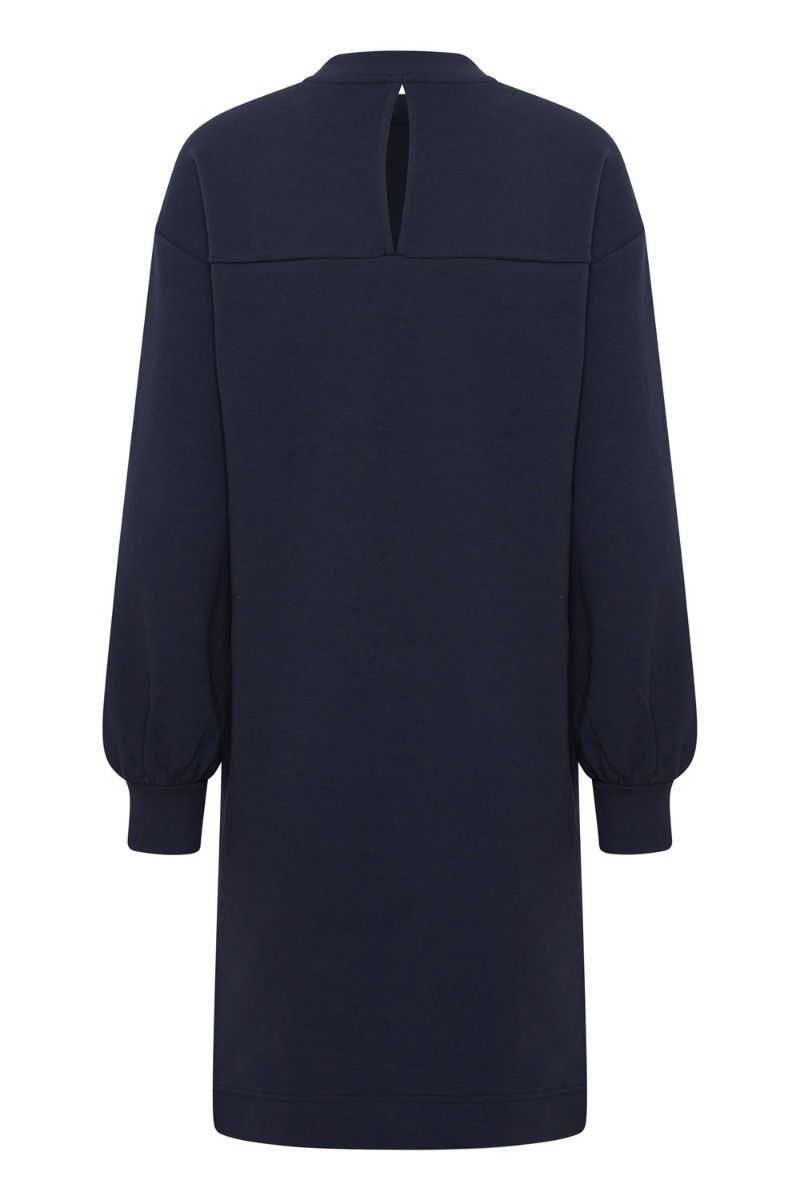 Ichi - Kjole - IH Jicinta Sweat Dress - Total Eclipse