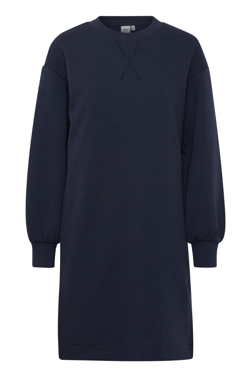 Ichi - Kjole - IH Jicinta Sweat Dress - Total Eclipse