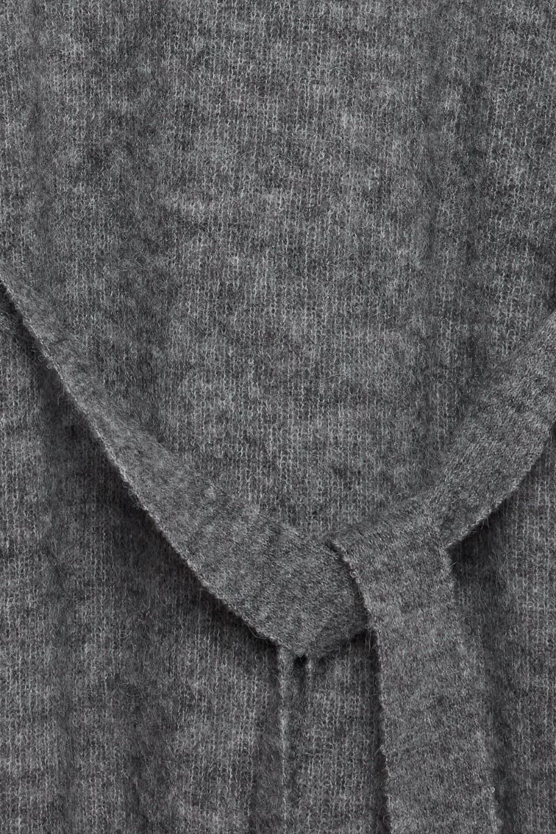 Ichi - Kjole - Jordan DR - Dark Grey Melange