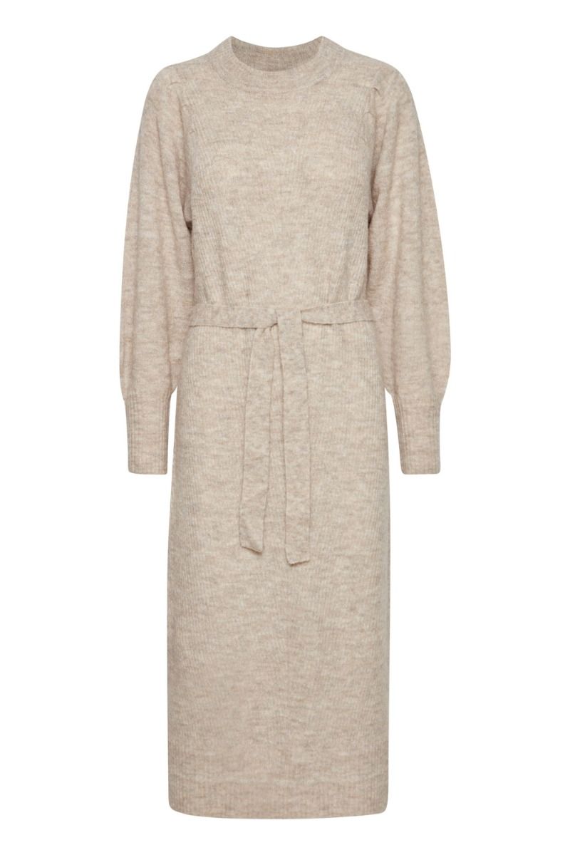 Ichi - Kjole - IH Jordan DR3 - Oatmeal Melange