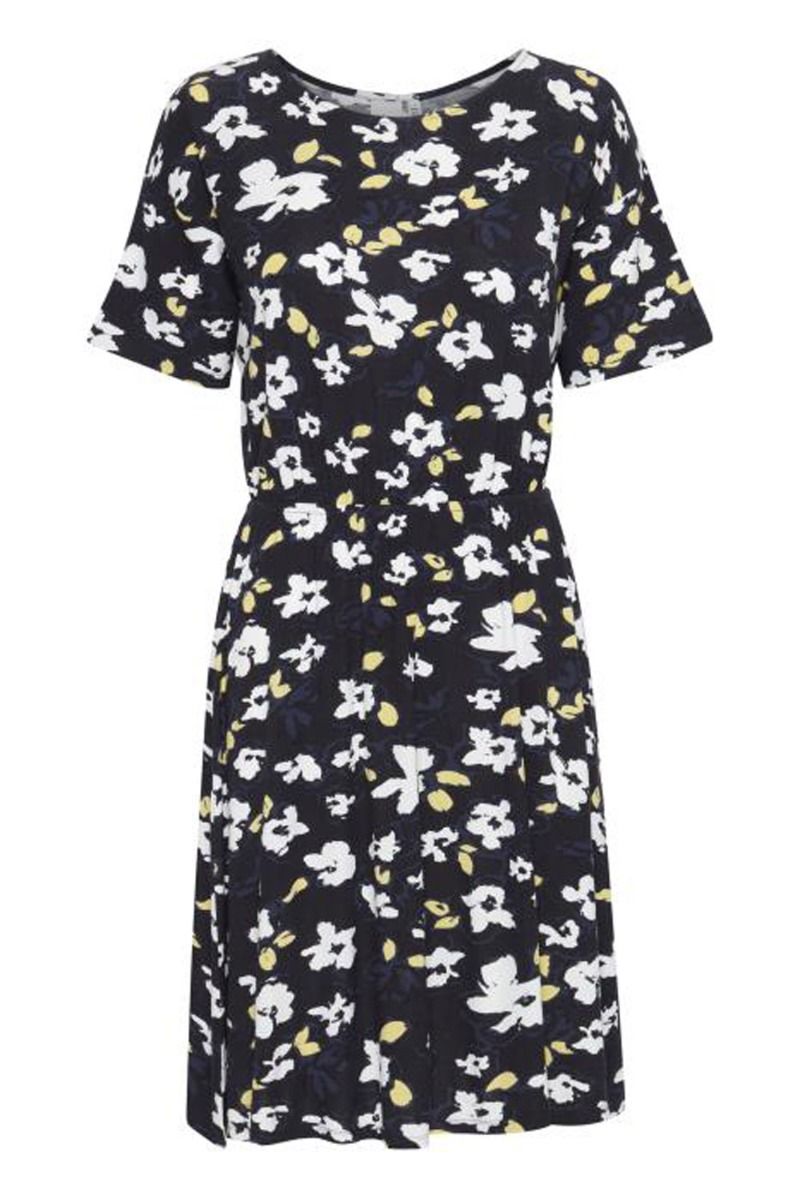 Ichi - Kjole - IH Lisa DR12 - Black Print