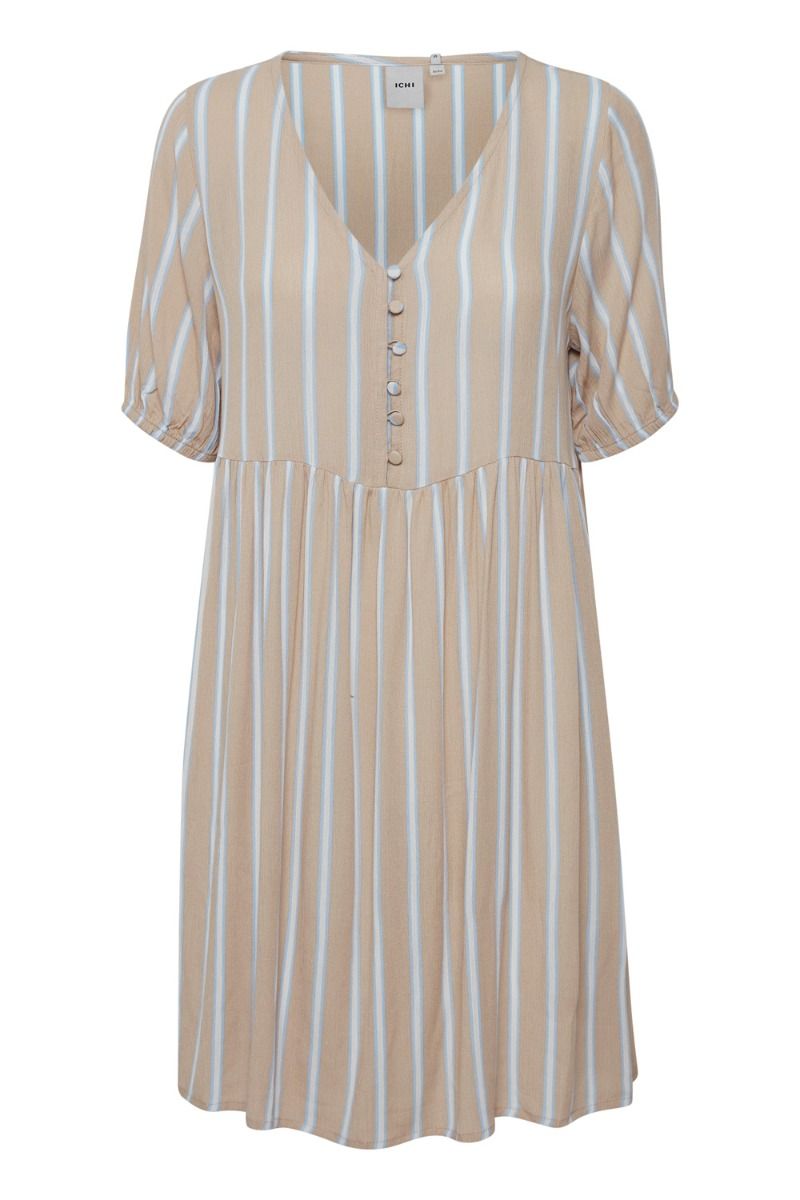 Ichi - Kjole - IH Marrakech AOP DR9 - Doeskin