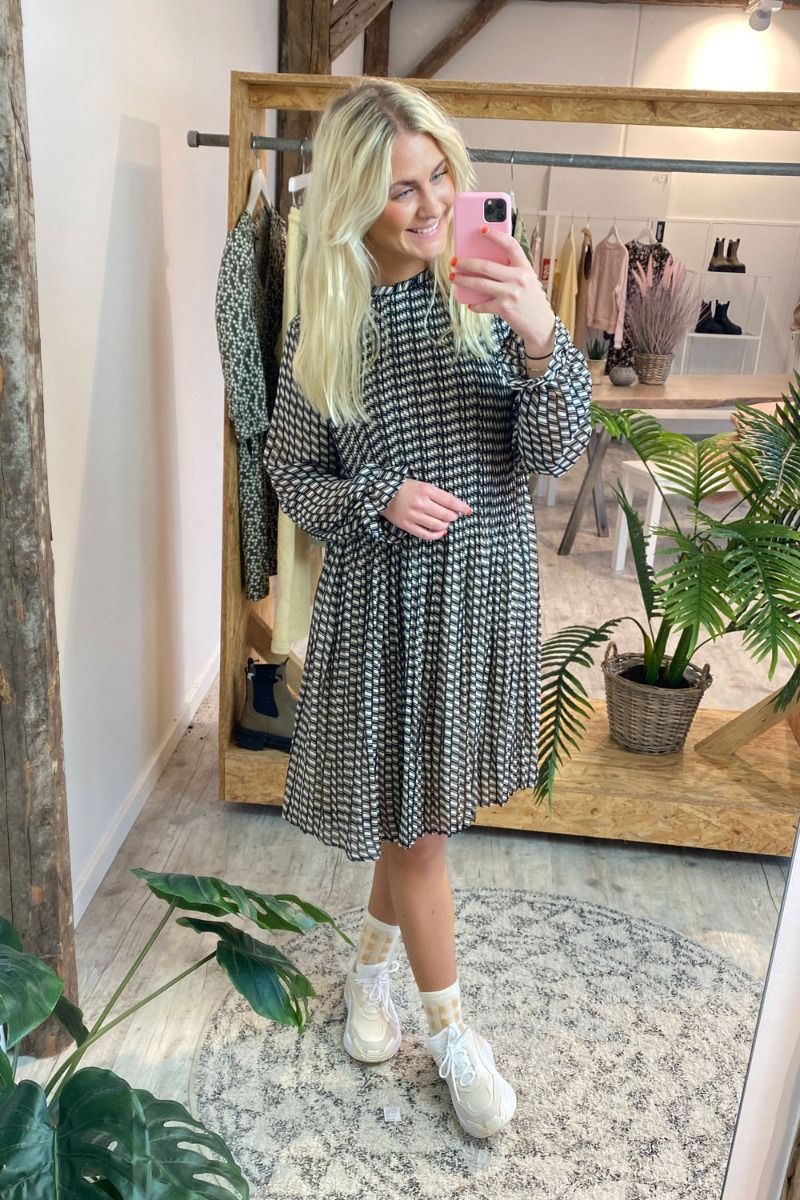 Ichi - Kjole - Nally Dress - Tapioca