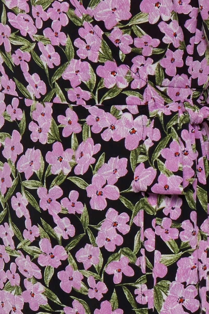 Ichi - Kjole - Orchid DR - Violet Tulle Print