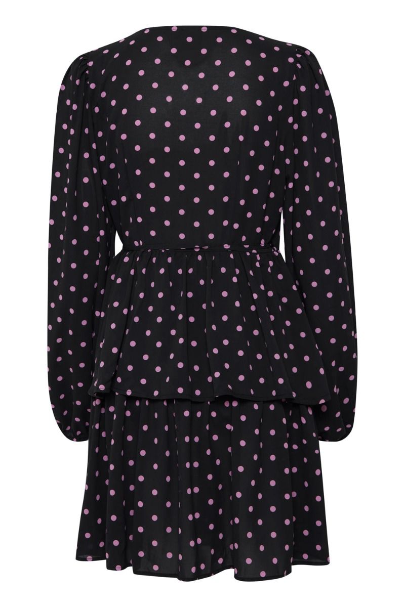 Ichi - Kjole - IX Petal Dress - Black