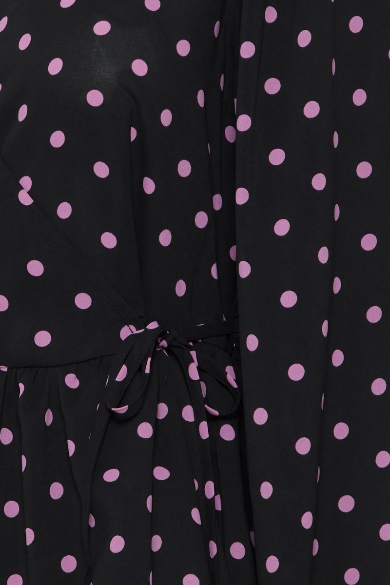 Ichi - Kjole - IX Petal Dress - Black