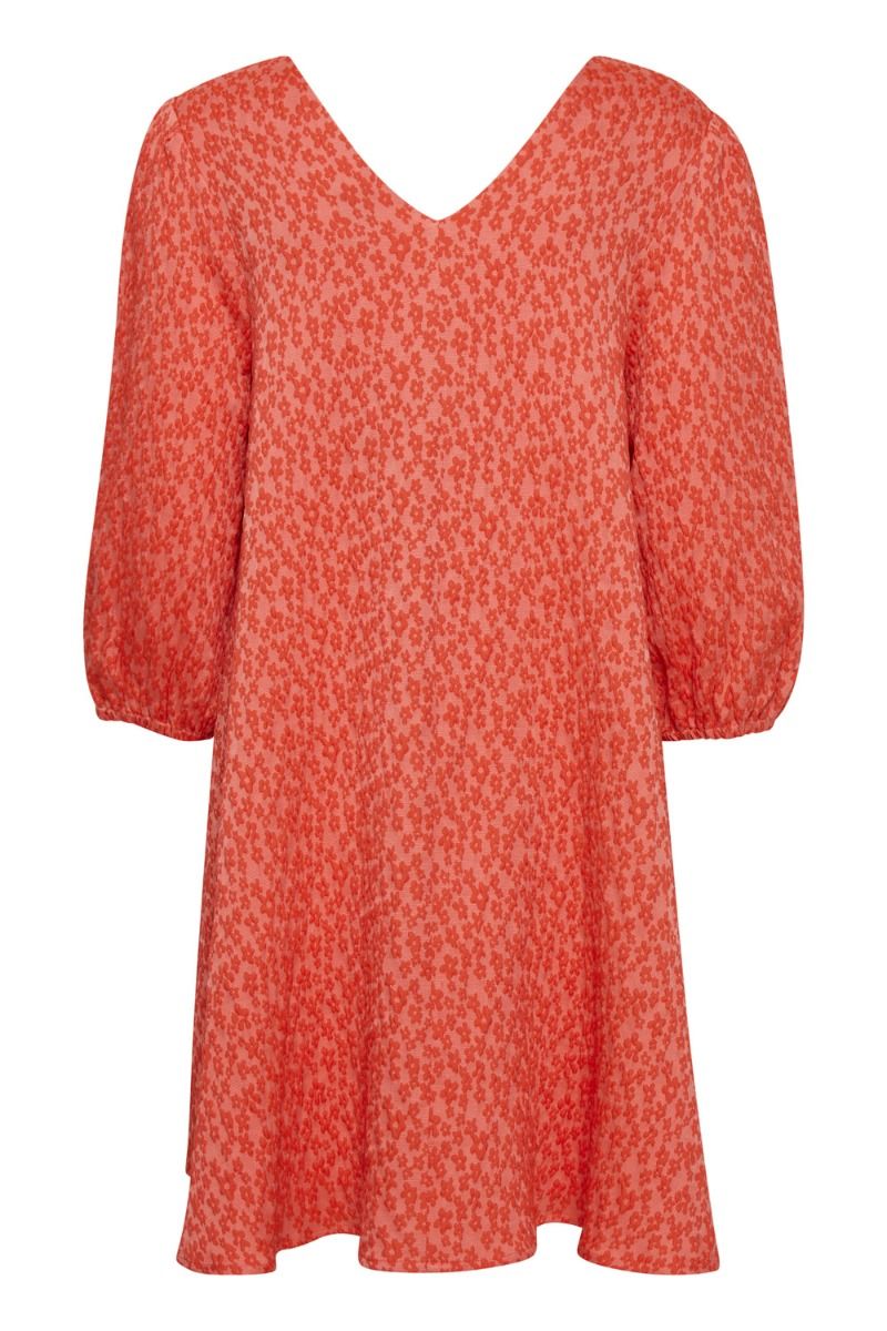 Ichi - Kjole - Poppies DR - Grenadine