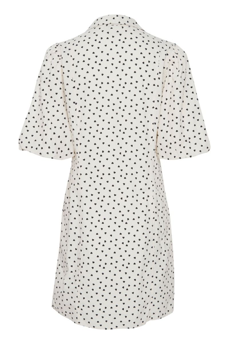 Ichi - Kjole - IHQWIN DR - Birch Heart aop