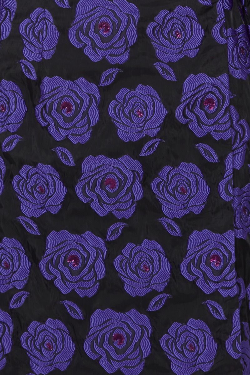 Ichi - Kiole - IX Saga Dress - Deep Blue Flower Print