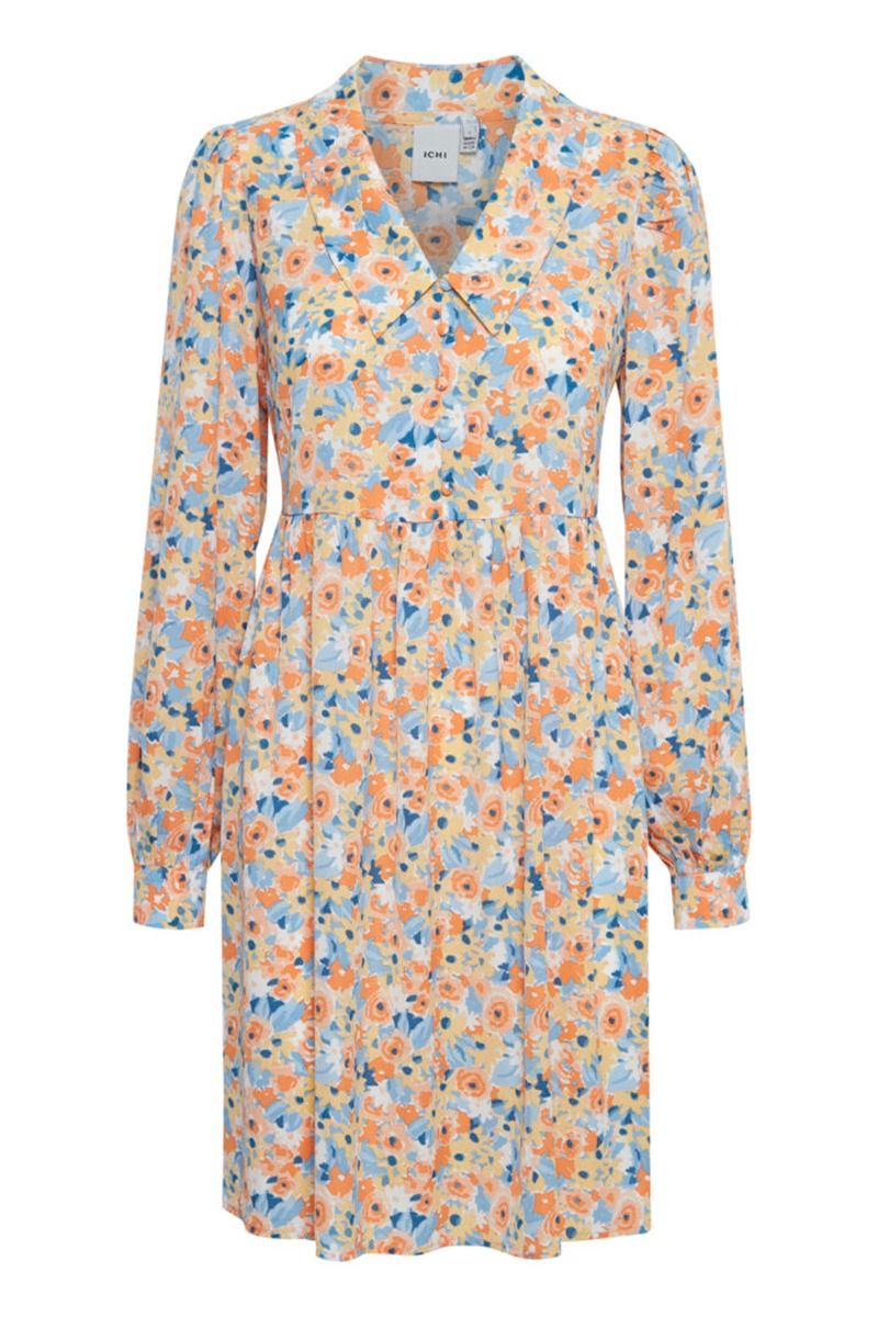 Ichi - Kjole - Solo Dress - Coronet Blue multi color